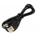 DC Ladekabel USB Typ-A Stecker auf 5,5 x 2,1mm Hohlstecker Adapter | geschirmt | z.B. für NOKIA
