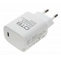 USB Typ-C Schnellladegerät 20W weiss | 5V 3A / 9V 2,22A / 12V 1,67A | Ladeadapter Netzteil