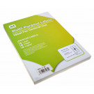 100x A4 Bogen mit 800 Universaletiketten 99,1x67,7mm permanent selbstklebend, bedruckbar 