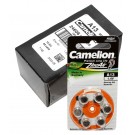 60 Stück Camelion Knopfzelle (Batterie) A312, PR41, [A312-BP6], für Hörgeräte (hearing aid / appareils auditifs), Zink-Luft mit 1,4V und 160mAh