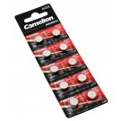 10x Camelion AG9 LR45 Alkaline Knopfzelle Batterie, G9A, 9GA, LR936, SG9, V9GA, 1,5V, 50mAh