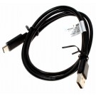 1m USB 3.0 Lade- Datenkabel | USB Type C (USB-C) Stecker auf USB A (USB-A 2.0) Stecker, für Handy, Tablet, Laptop