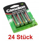 24x 4er Pack Camelion Super Heavy Duty AA Mignon Batterie, 1,5V, 1220mAh, R6P-BP4G, R6P, UM3