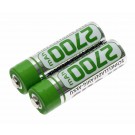 2x Akku für Siemens Gigaset 2010 Telefon, AA ,Mignon, HR06, 1,2V, 2700mAh