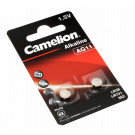 2x Camelion AG11 LR58 Alkaline Knopfzelle Batterie, 162, G11A, LR721, GP162, V11GA, 1,5V, 21mAh