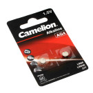 2x Camelion AG4 LR66 Alkaline Knopfzelle Batterie, 177, 280-38, LR626, SG4, V4GA, 1,5V, 18mAh