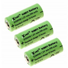 3 Stück XCell X500NH Akku, HR1 (Lady, N), NiMH mit 1,2 Volt und 500mAh Kapazität