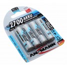 4er Blister ANSMANN Akku Mignon AA HR6, NiMH, 5030842, 1,2V, 2700mAh