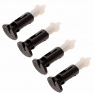 4x Befestigungsniete Push Pin für CPU Kühler, Lüfter, Intel Sockel 775, 1156, 1366