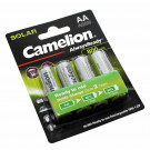 4x Camelion Always Ready Ni-MH Akkus AA Mignon HR6, 1,2V, 800mAh, Solar, Garten, Telefon