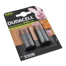 4x Duracell AAA HR03 Mignon NiMH Akku vorgeladen, 1028414, 1,2V, 900mAh