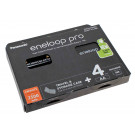 4x Panasonic eneloop Pro AA Mignon HR06 NiMH Akku mit Transportbox, 1,2V, 2500mAh, BK-3HCDEC4BE