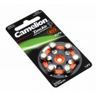 6er Pack Camelion Knopfzelle, Batterie A13, PR48, A13-BP6, für Hörgeräte, 1,4V, 280mAh, 13HPX, R13ZA, L13ZA, ME8Z, ME13Z, AC13, B0134, PR13, 13HP