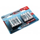 8er Pack Ansmann Extreme Lithium Batterie Mignon AA, LR6, FR6, MX1500, UM3, EN91, 1,5V