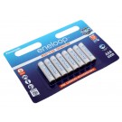 8 Stück Panasonic (ehemals Sanyo) eneloop AAA HR03 Micro Akku, NiMH mit 1,2 Volt und 750mAh Kapazität, Teilenummer BK-4MCCE/8BE