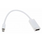 Adapter von Mini-Displayport Stecker (m) auf HDMI Buchse (f) für die Übertragung von HD Video