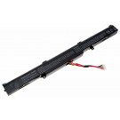 Akku für Asus A450J F550 FX53V K751 P750L R409J R751 u.a., ersetzt A41-X550E, 14,4V, 2200mAh