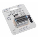 Alternative Braun 52S 52B Kassette für Series 5 Rasierer, Scherkopf, Scherfolie, Klingenblock, Kombipack, silber