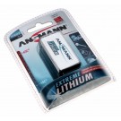 Ansmann 9V Block Lithium Batterie, 10 Jahre lagerfähig, CR-V9, E-Block, 6LR61, AM6, 9V, 1200mAh