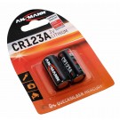 2 Stk. Ansmann CR123A CR17335 Lithium Foto Batterie 5018LC, EL123AP, K123LA, RL123A, LR123, 3V, 1500mAh