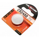 Ansmann CR2450 Lithium Knopfzelle, Batterie, 3Volt, 620mAh