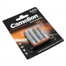 4er Pack Camelion Ni-Mh Akku, AAA, 1,2V, 600mAh, NH-AAA600-BP4, HR03, Micro, DECT-Schnurlostelefon, Fotoapparat