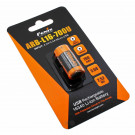 Fenix ARB-L16-700U 16340 CR123A Li-Ion Akku, micro-USB Ladebuchse, geschützt, Button Top, 3,6V, 700mAh