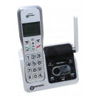Geemarc AMPLIDECT 595 U.L.E Senioren DECT Telefon weiß, für Hör- und Sehbehinderte