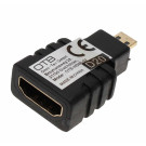 OTB High Speed HDMI Adapter mit HDMI-Buchse auf micro-HDMI-Stecker in Farbe schwarz