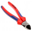 Knipex Seitenschneider 70 02 160 mit Facette 160mm und Mehrkomponenten-Griffhüllen, für präzises Schneiden bis Ø 4,0 mm