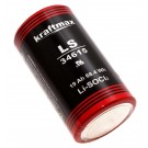 Kraftmax LS 34615 Lithium Batterie D Mono mit 3,6 Volt und 19000mAh Kapazität, Spezial-Batterie