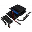 18-Loch Golfbatterie, Akku für Golf Caddy, Trolley von Kiffe, Travel & Royal mit 24 Volt und 11Ah Kapazität