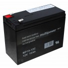 Multipower MP10-12C Blei Gel Akku AGM, zyklenfest, 6,3mm Flachstecker, 12V, 10Ah