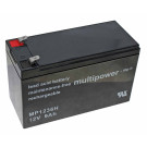 Multipower MP1236H Blei Gel Akku AGM, 6,3mm Faston, hochstromfähig, 12V, 9Ah