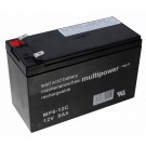 Multipower MP8-12C Blei Gel Akku AGM, zyklenfest, 6,3mm Flachstecker, 12V, 8Ah