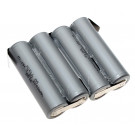 4er Reihe F1x4 AA Mignon NIMH Akkupack, 5mm breite Lötfahnen, Modellbau, 4,8V, 2200mAh