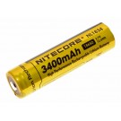 NiteCore NL1834 18650 Li-Ion spezial Akku 3,7 Volt und 3400mAh Kapazität, B-Ware ohne Blisterverpackung