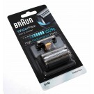 Original Braun 51B Kombipack für Waterflex Scherkopf, Scherfolie, Klingenblock, schwarz 91162036