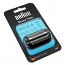 Original Braun 53B Kombipack bestehend aus Scherfolie und Klingenblock für Braun Series 5 und Series 6 (ab 2020) Rasierapparate in Farbe schwarz, Ersatzteil Teilenummer 91743961