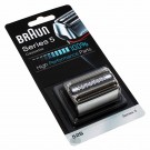 Original Braun Series 5 Cassette 52S, Scherkopf, Scherfolie, Klingenblock Kombipack, silber, 91162810