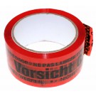 Paket Klebeband Paketklebeband, Paketband, Packband, Vorsicht Glas! Nicht werfen, 48mm x 66m