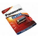 Panasonic CR123 Lithium Foto Batterie, wie 5018LC, EL123AP, DL123A, CR17345, 3V, 1400mAh