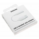 Samsung EE-UC10J Adapter USB-C Stecker auf 3,5mm Klinkenbuchse, für Tablet, Handy, weiss