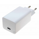 Schnellladegerät USB-C, USB-PD PPS, 65W, GaN, weiss, Ladeadapter, Netzteil