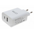 Schnellladegerät Dual USB (USB-C + USB-A) weiss 32W max., Ladeadapter, Netzteil