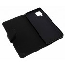 Schutz Hülle Tasche Cover Bookstyle für Samsung Galaxy A42 5G SM-A426, schwarz, Kunstleder