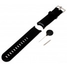 Alternatives Ersatz Uhren Armband (Watch band) für Garmin Approach S3 GPS Smartwatch, Fitnesstracker in der Farbe schwarz