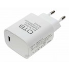 USB Typ-C Schnellladegerät 20W weiss, 5V 3A, 9V 2,22A, 12V 1,67A, Ladeadapter, Netzteil