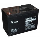 Vision 6FM90D-X Blei Vlies Akku AGM zyklenfest, Gewindebuchse M6 Schraubanschluss, 12V, 90Ah