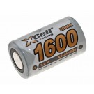 XCell racing 1600 Akku 2/3 A X2/3A1600 NiMH Hochstrom Flat-Top Industriezelle, 1,2V, 1600mAh